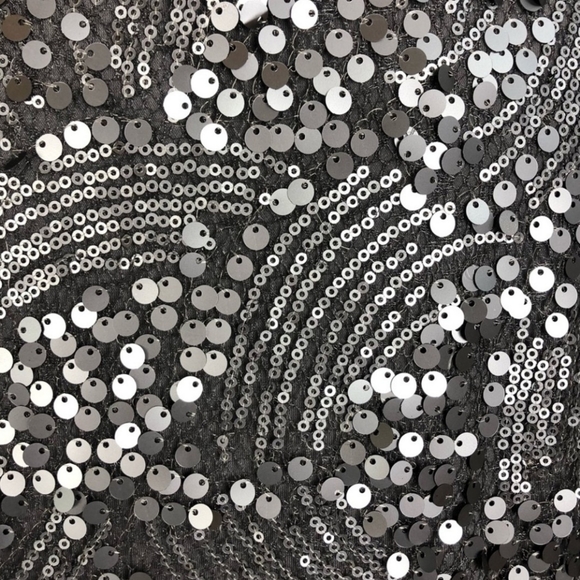 Jeanne Beker grey sequinned dress - Picture 2 of 7